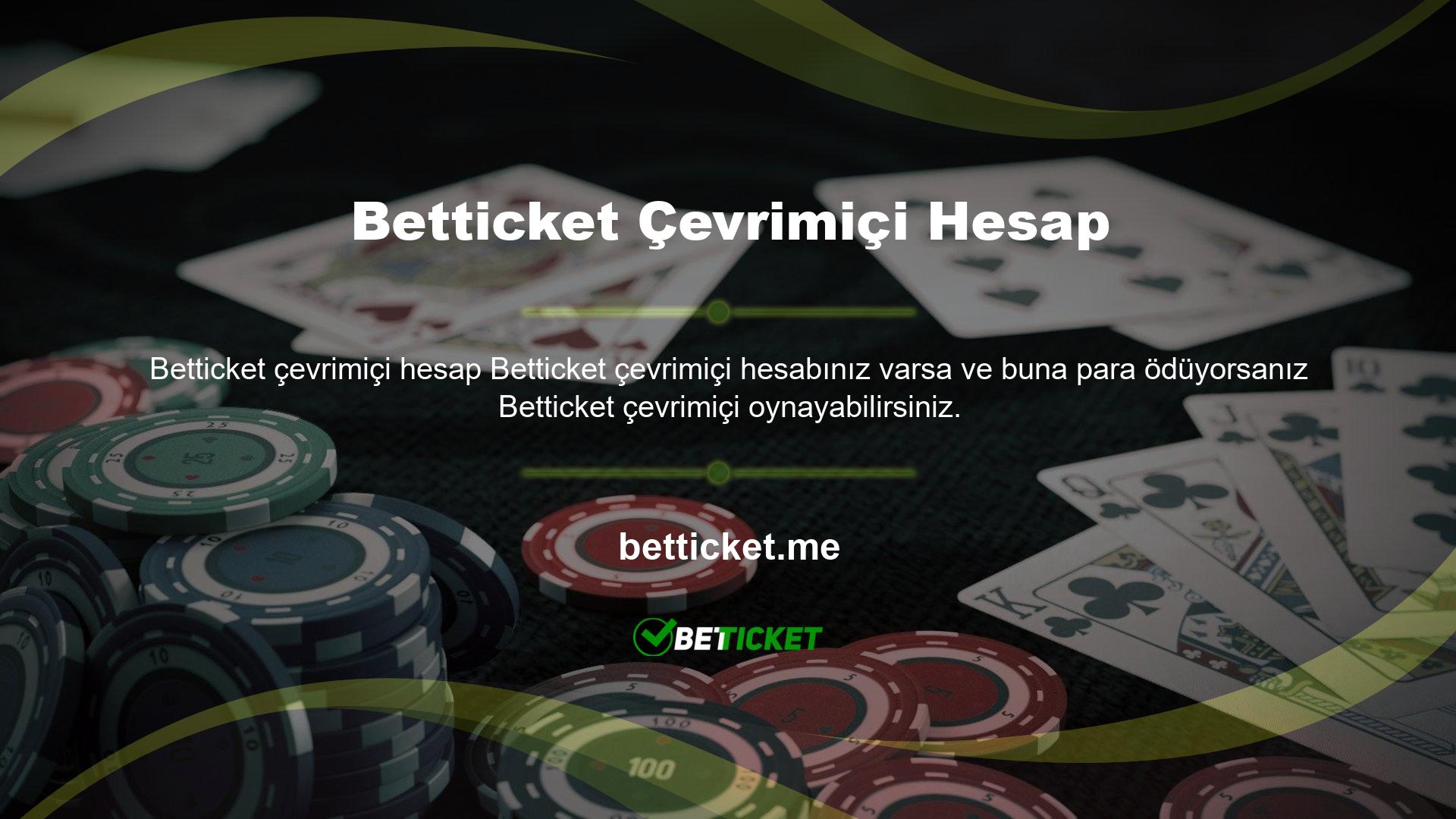 Büyük bahisler yapmak isteyenlere ek olarak, sınır için uygun en düşük seviyeye para transfer etmek isteyenler de Betticket sitesini tercih ediyor