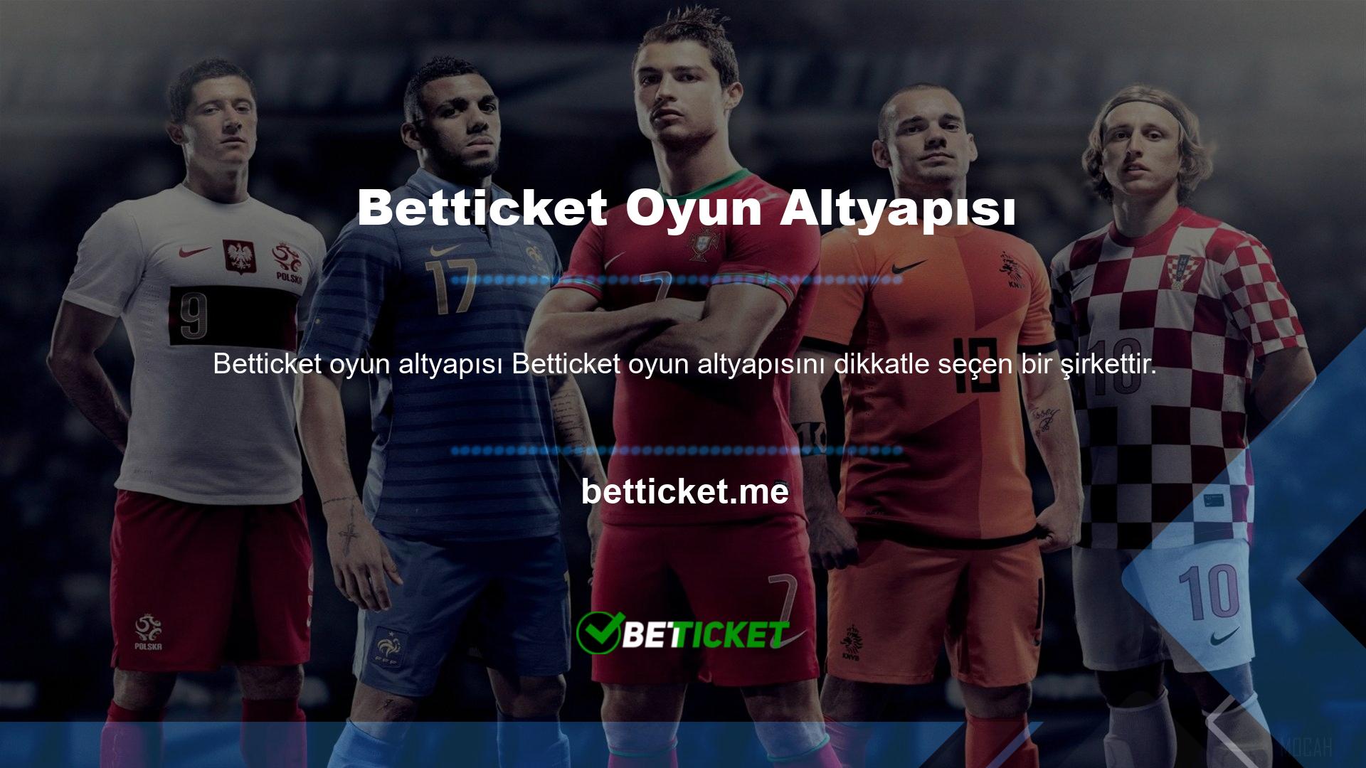 Bu bahis sitesi, oyuncuların oynadıkları oyunlara bahis oynaması için farklı oyun sağlayıcılarıyla birlikte çalışır